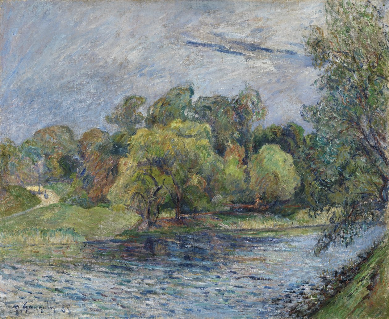 Oestervold Park, Köpenhamn av Paul Gauguin