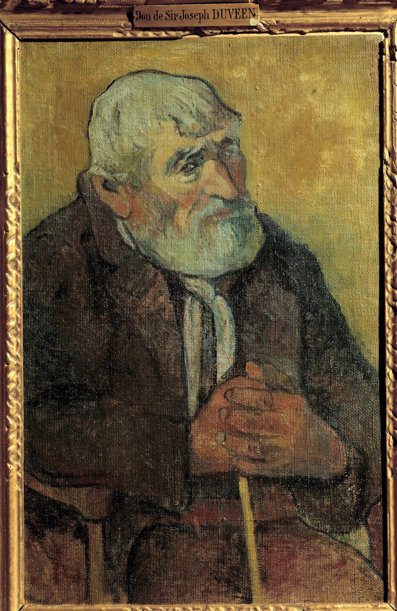 Gammal man med käpp av Paul Gauguin (1848-1903) 1890 av Paul Gauguin