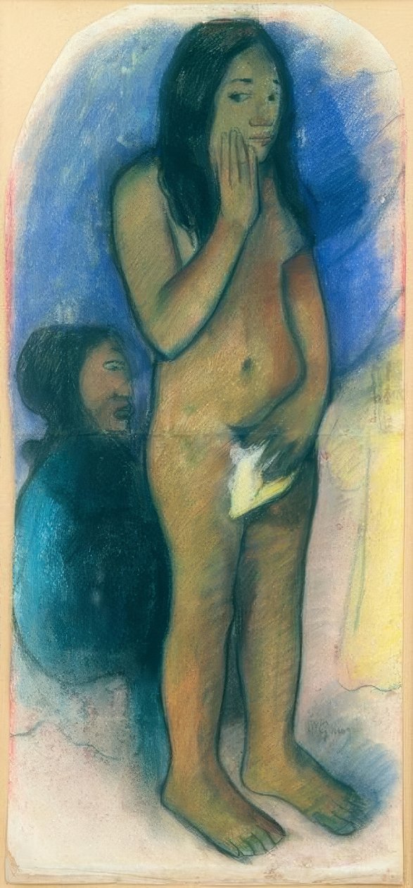 Tal av en ond ande av Paul Gauguin