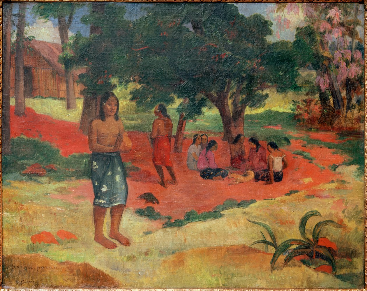 Parau parau (II) av Paul Gauguin