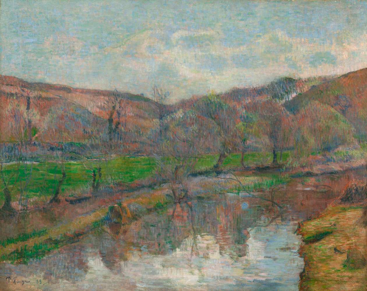 Bretagnes landskap av Paul Gauguin
