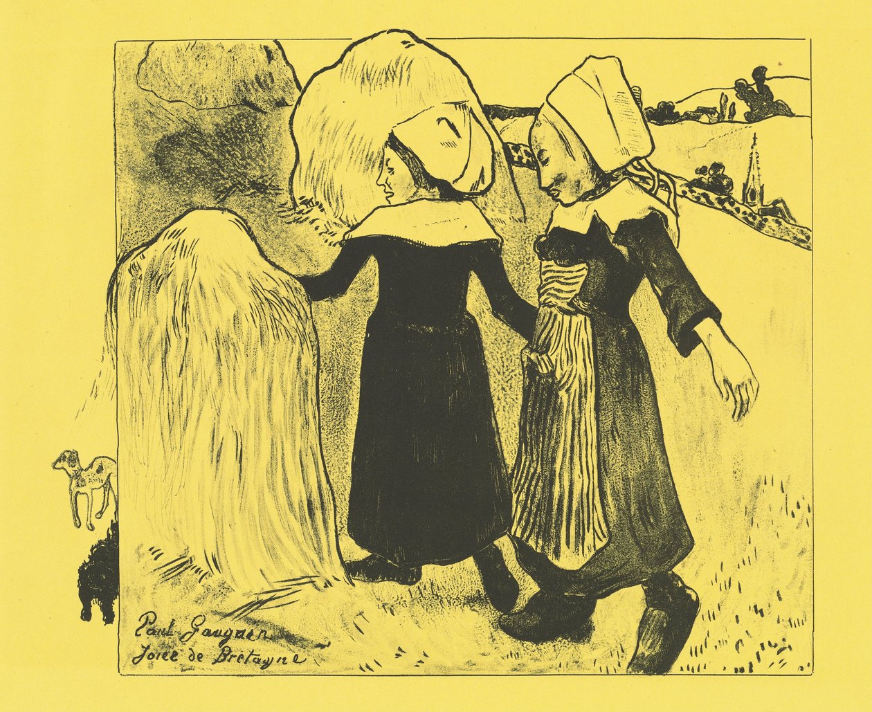 Bretagnes nöjen (Joies de Bretagne) av Paul Gauguin