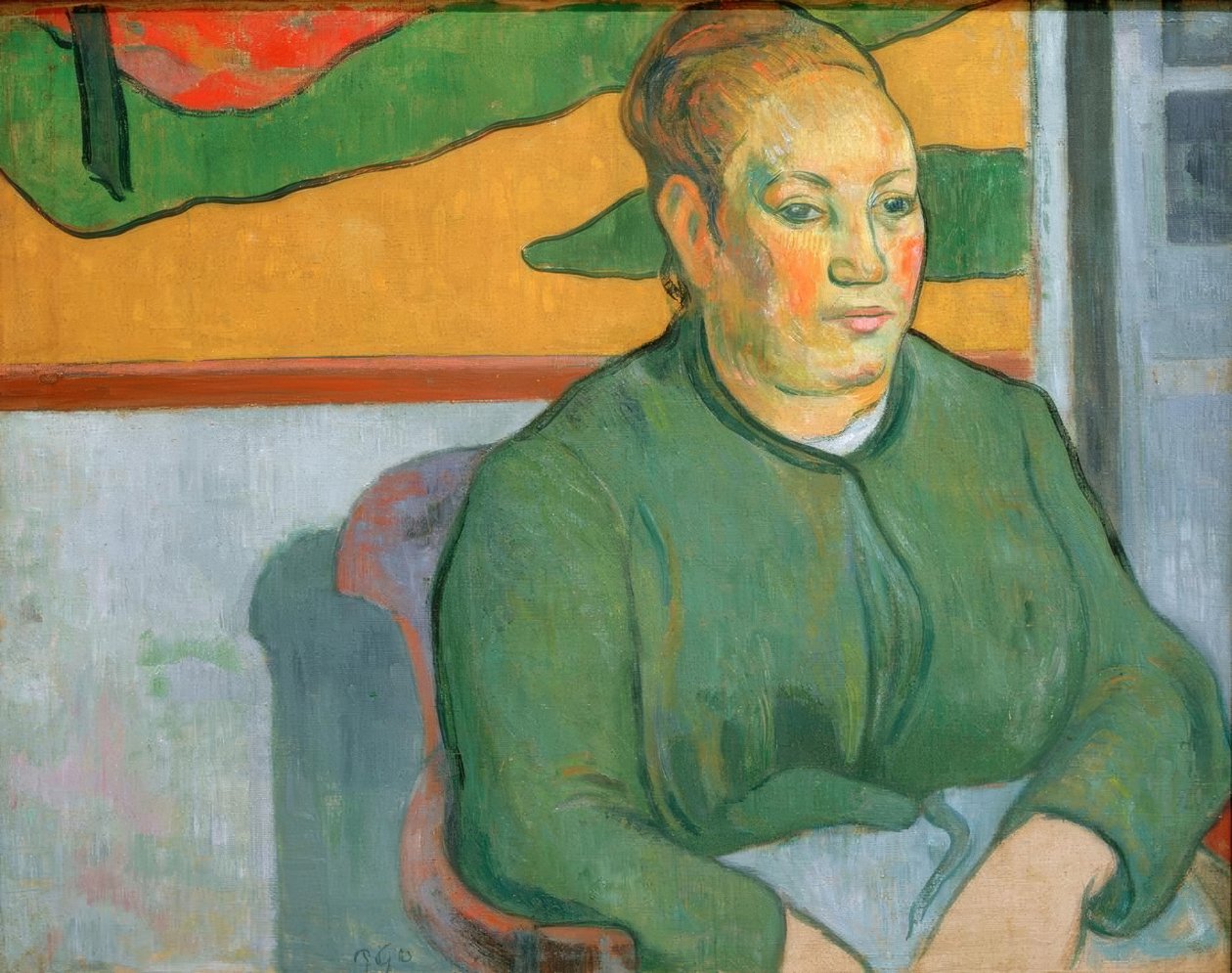 Porträtt av Madame Roulin av Paul Gauguin