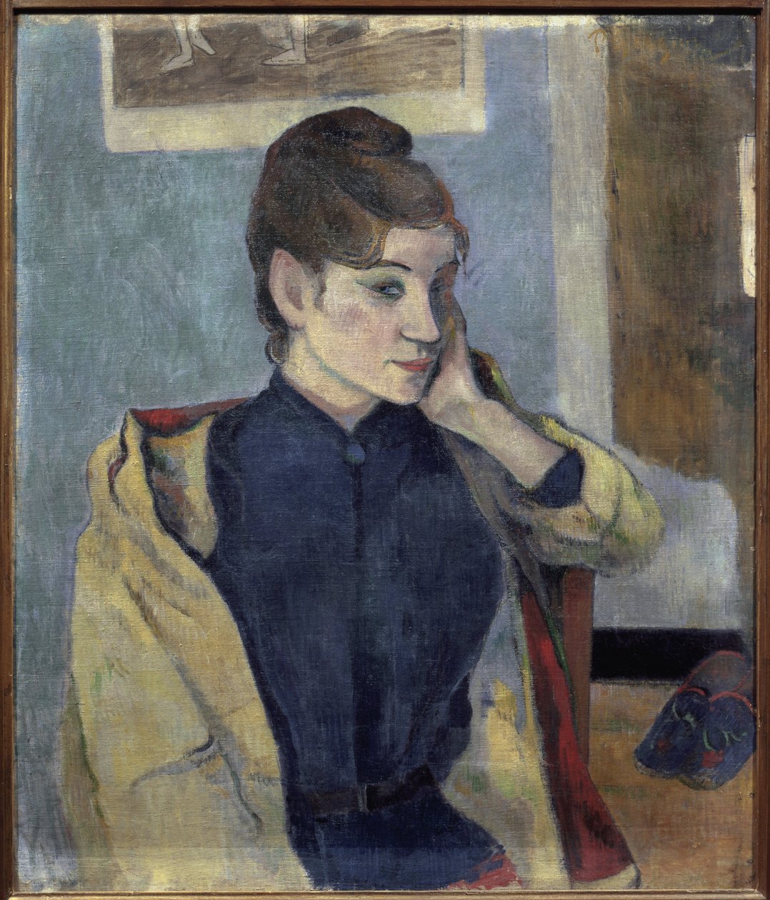 Porträtt av Madeleine Bernard (1871-1895) - Målning av Paul Gauguin (1848-1903), olja på duk, 72x58 cm av Paul Gauguin
