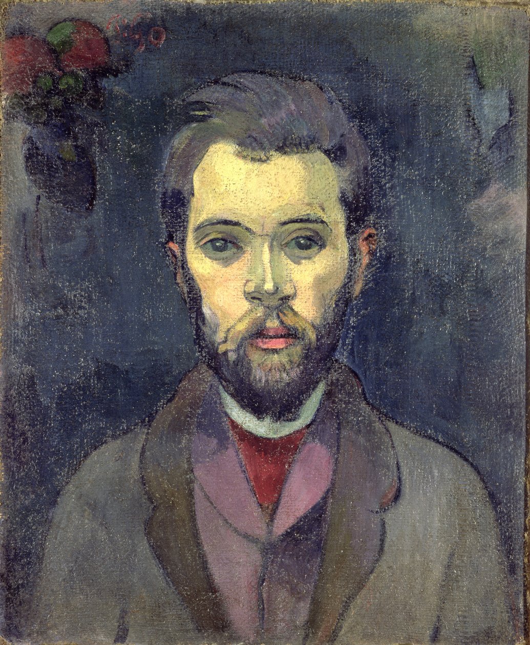 Porträtt av William Molard (1862-1936), svensk kompositör, ca 1893-94 av Paul Gauguin