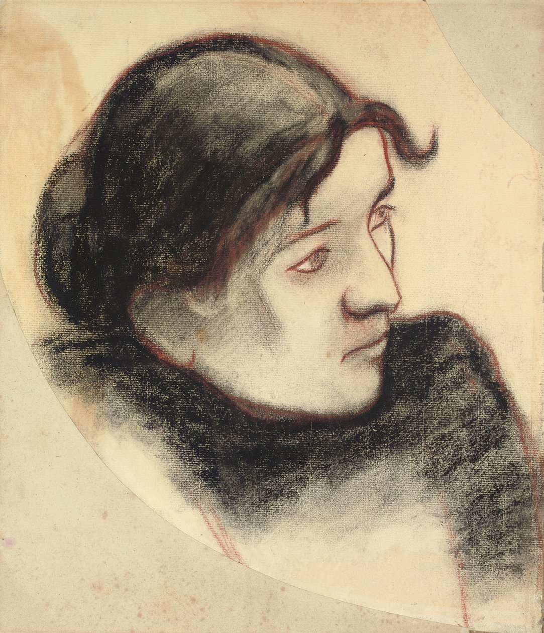 Porträtt av en kvinna av Paul Gauguin