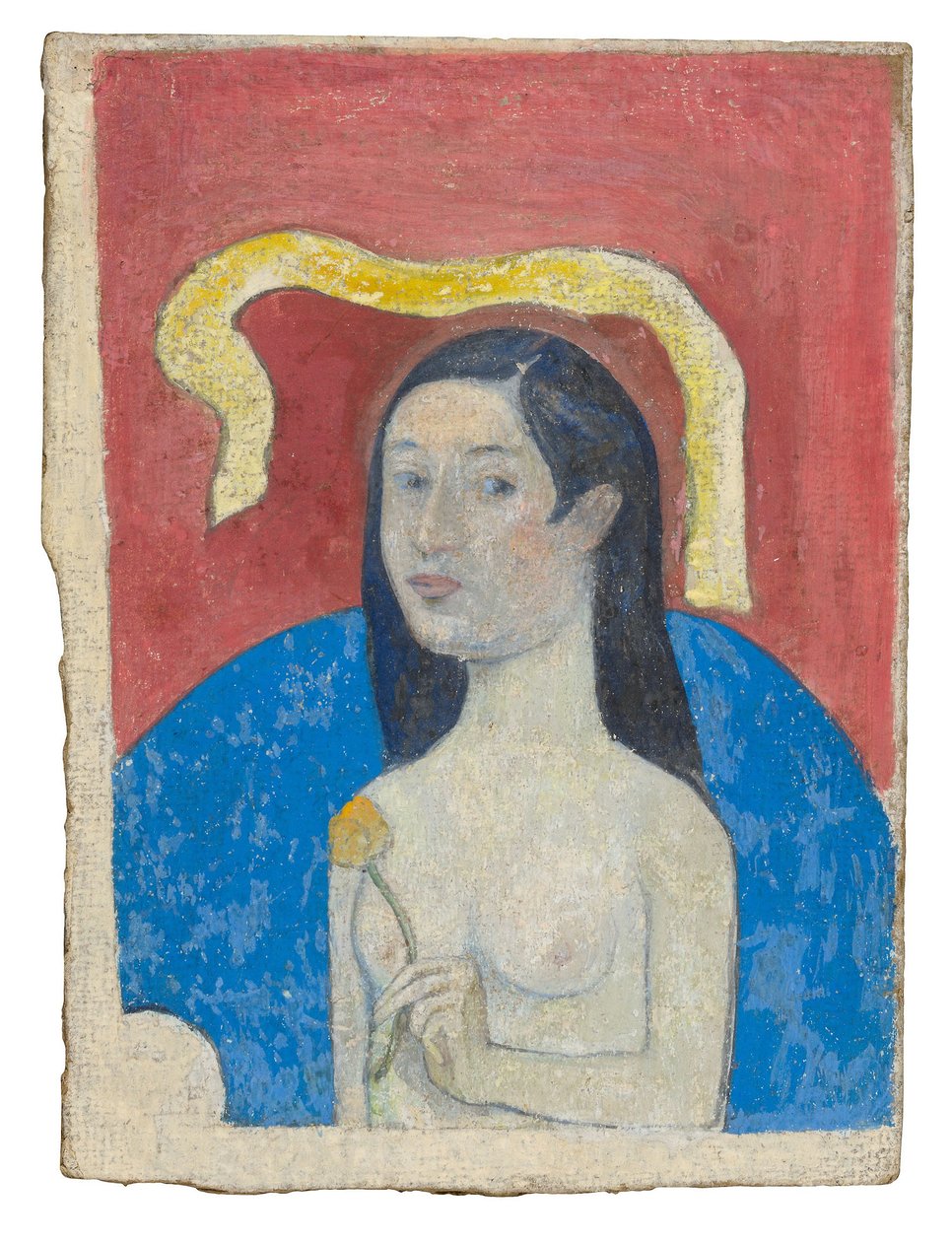 Porträtt av konstnärens mamma (Eve) av Paul Gauguin