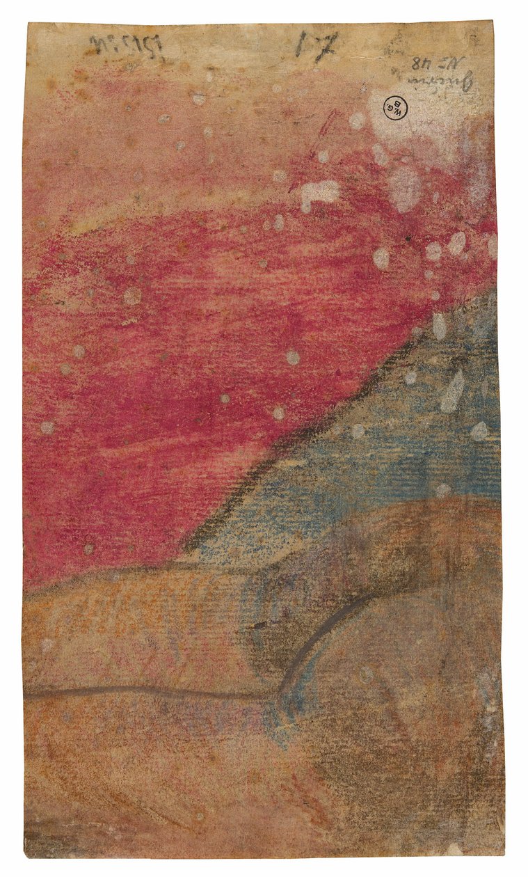 Liggande Tahitian (fragment) av Paul Gauguin