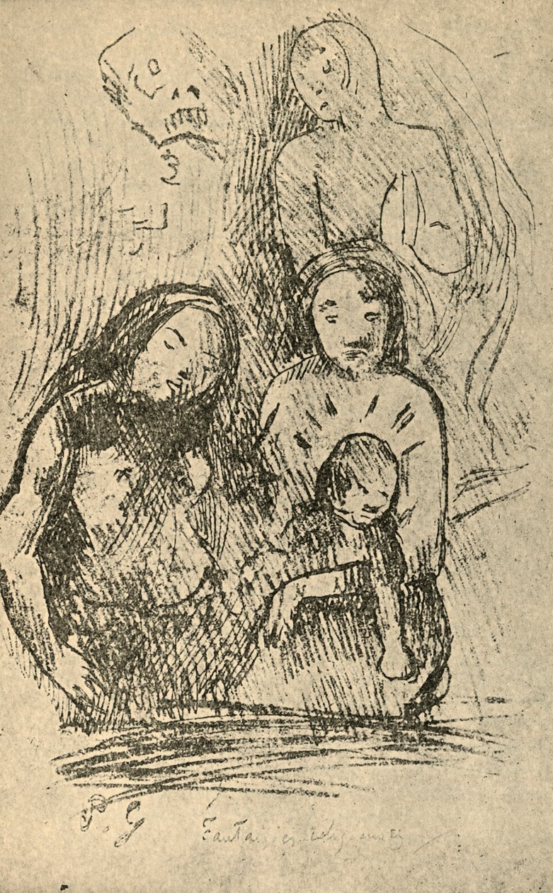 Religiösa fantasier, 1936 av Paul Gauguin