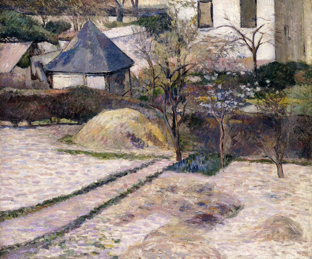 Rouen landskap, ca 1884 av Paul Gauguin