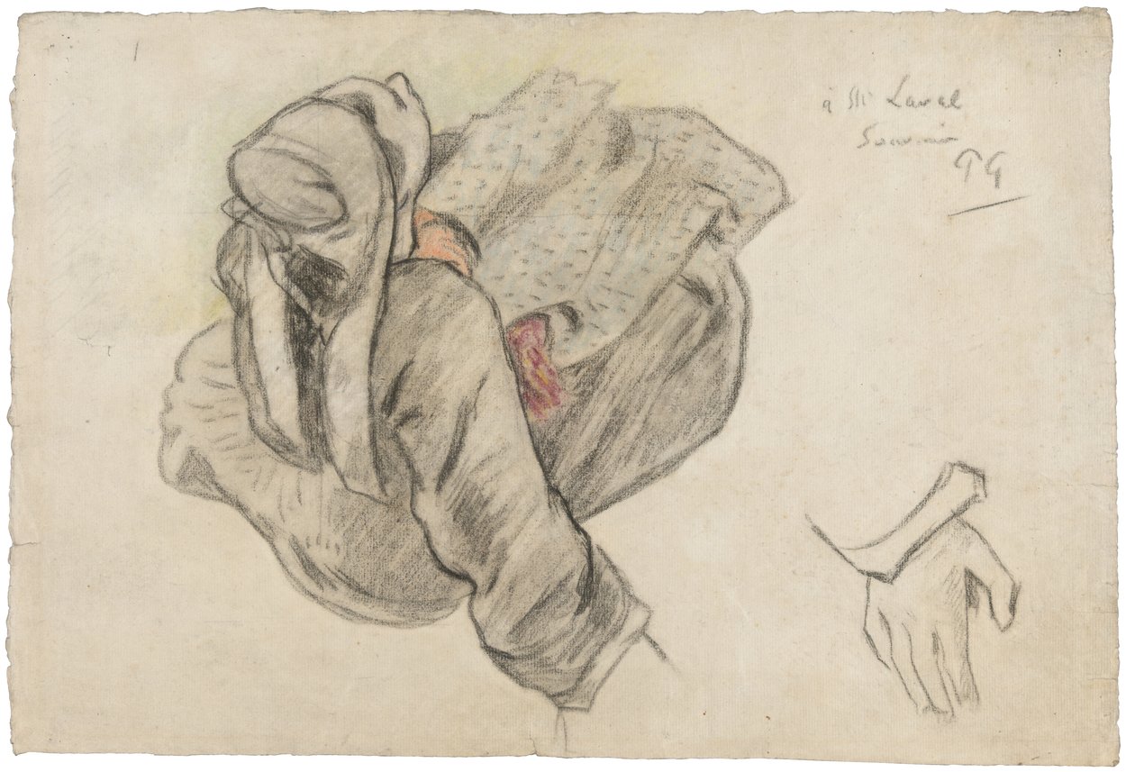 Sittande bretonsk kvinna, 1886 av Paul Gauguin