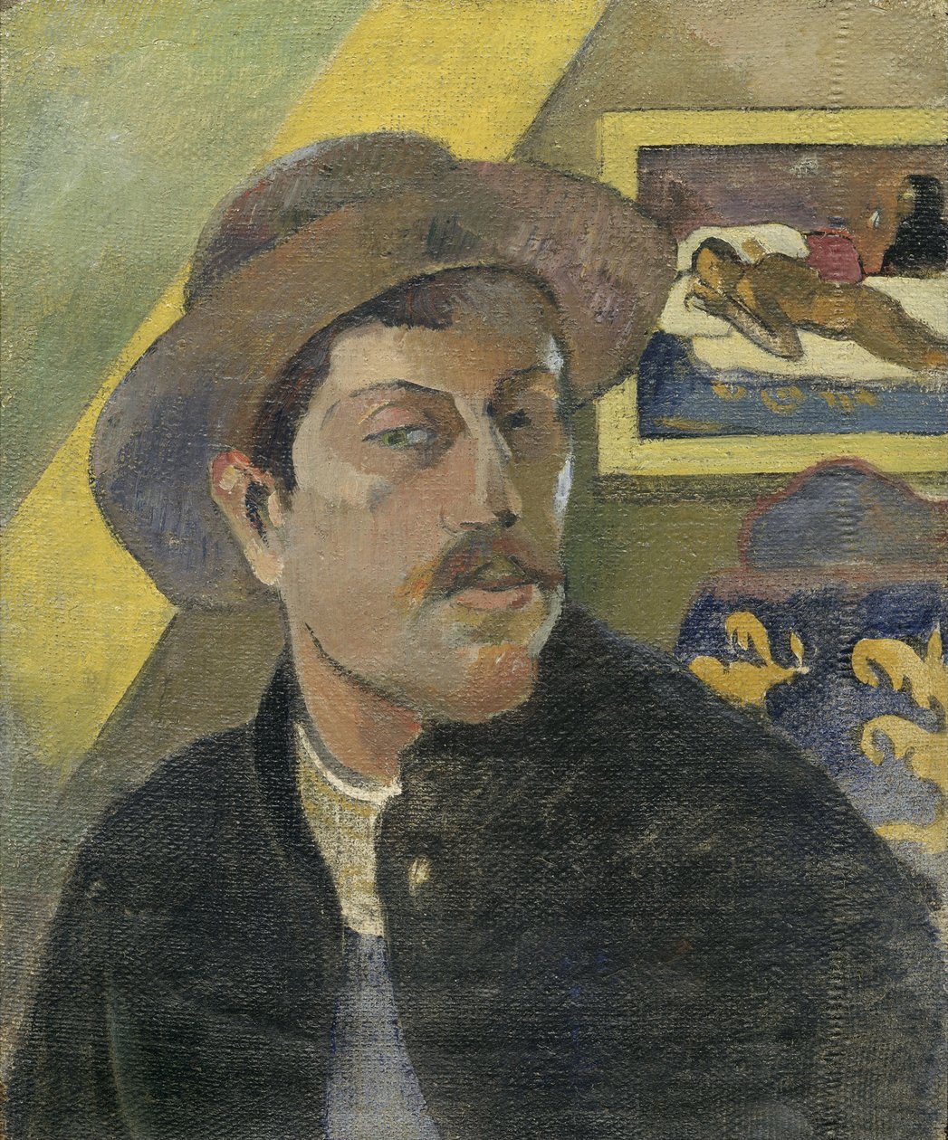 Självporträtt, 1893-1894 av Paul Gauguin
