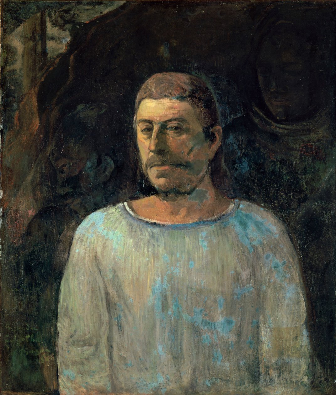 Självporträtt, 1896 av Paul Gauguin