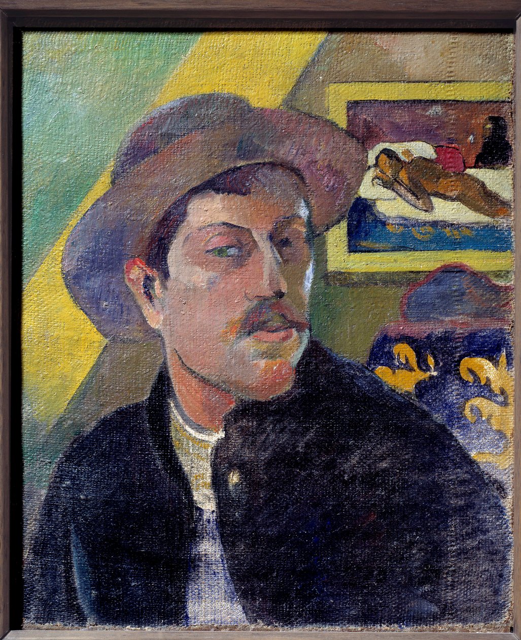 Självporträtt. Målning av Paul Gauguin (1848-1903) av Paul Gauguin