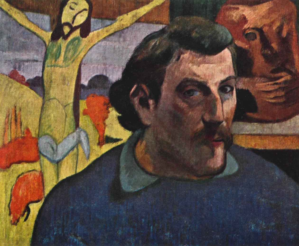 Självporträtt med den gule Kristus, 1889 1939. av Paul Gauguin