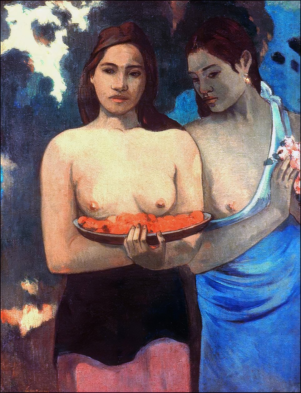 Tahiti: Two Tahitian Women, Paul Gauguin (1899) av Paul Gauguin