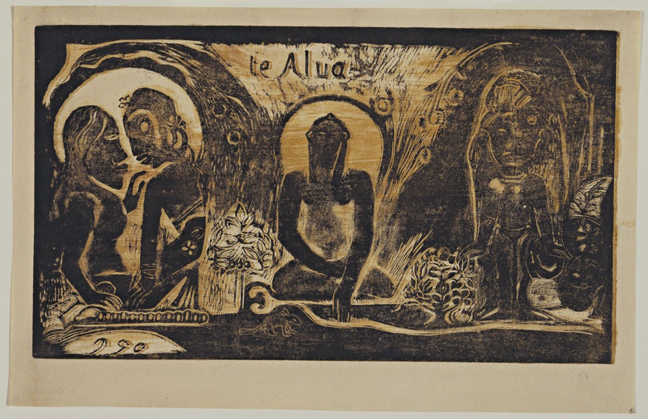 Gudarna från Noah-serien, 1893-1894 av Paul Gauguin