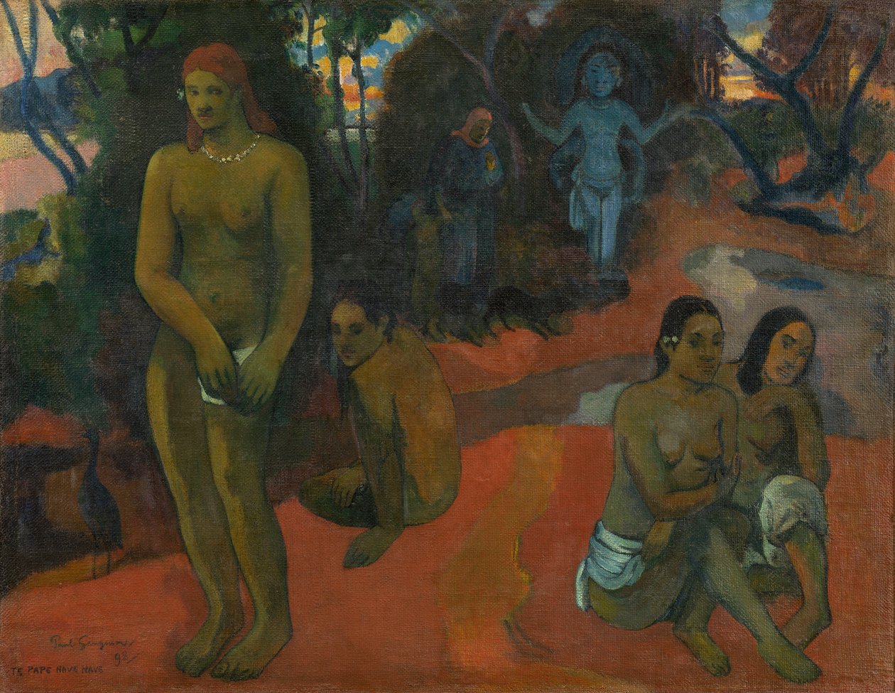 Te Pape Nave Nave (läckra vatten) av Paul Gauguin