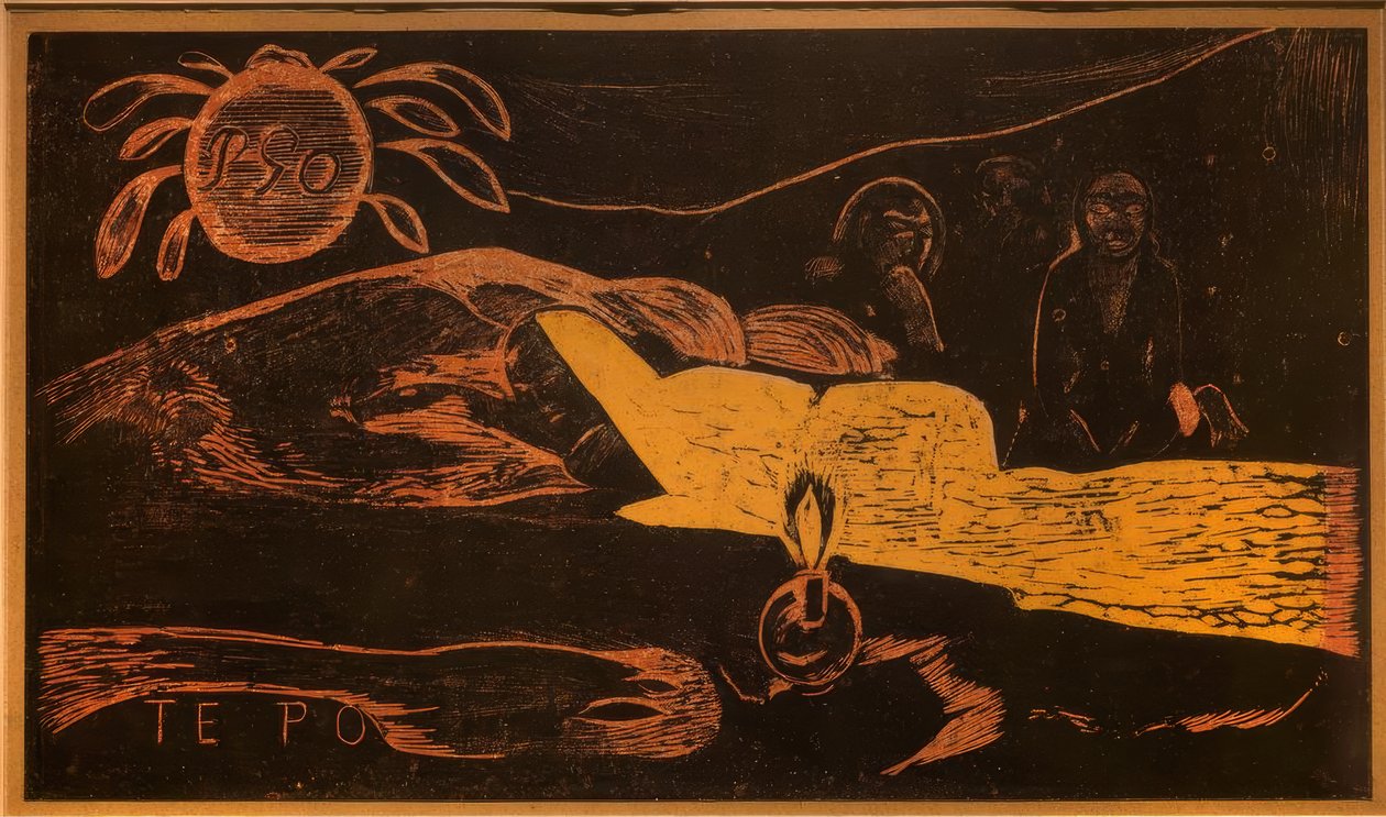 Te Po (Den stora natten) av Paul Gauguin