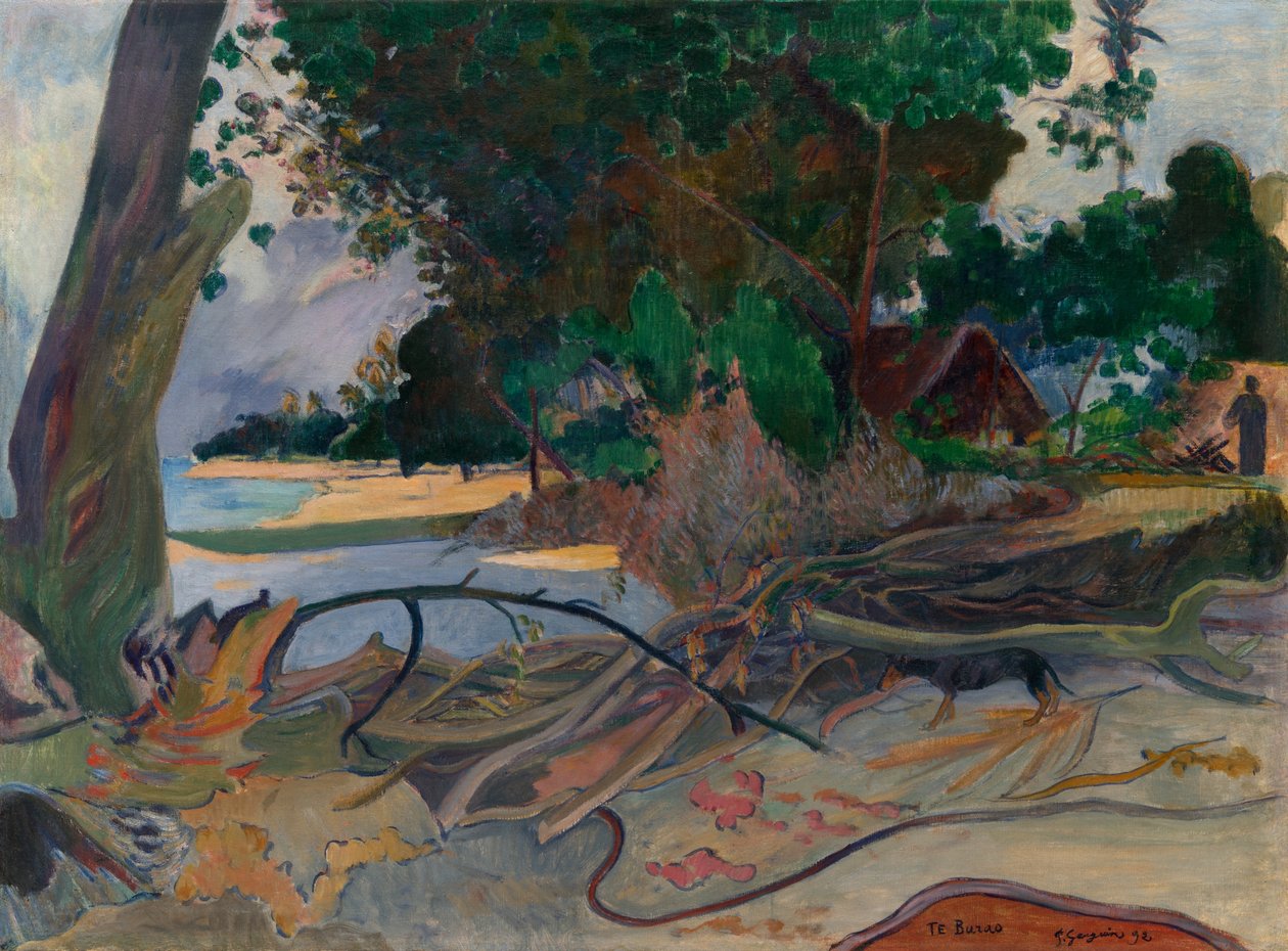 Te burao (Hibiskusträdet) av Paul Gauguin