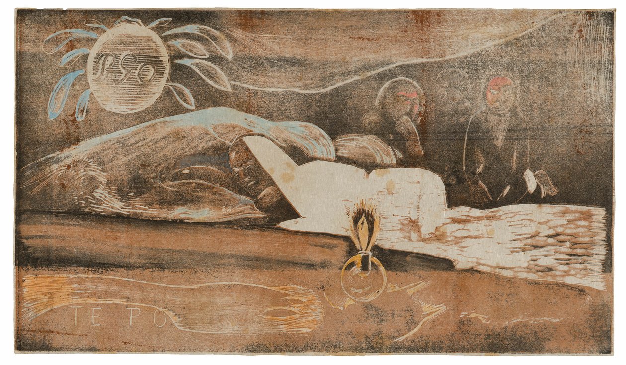 Te po (Natten) ur Noa Noa-sviten av Paul Gauguin