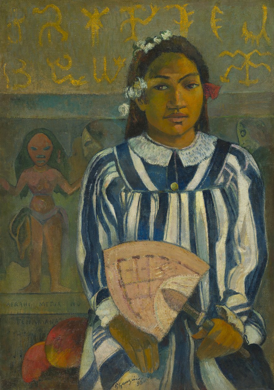 Förfäderna till Tehamana eller Tehamana har många föräldrar av Paul Gauguin