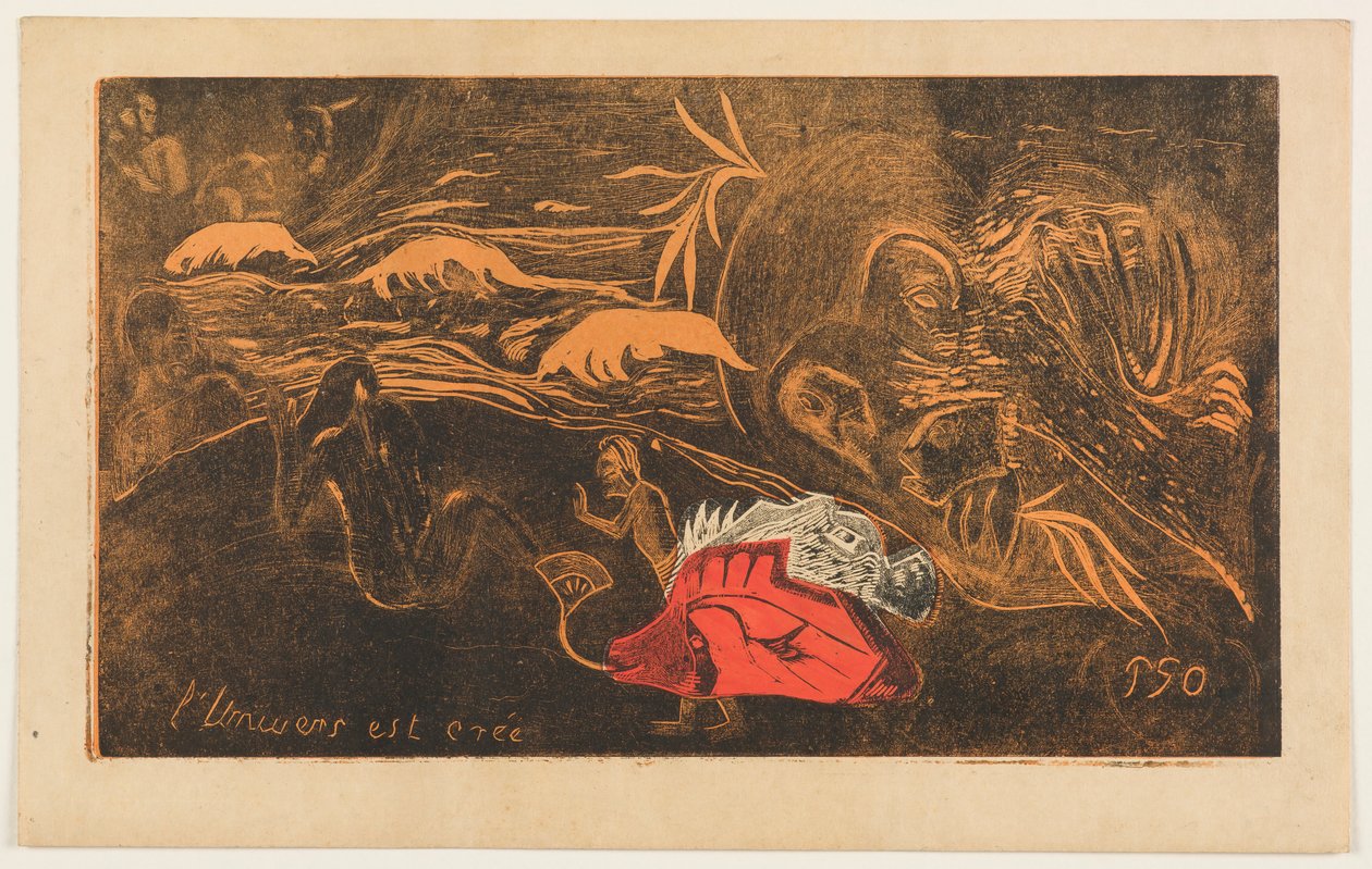 The Creation of the Universe, från serien "Noa Noa" av Paul Gauguin