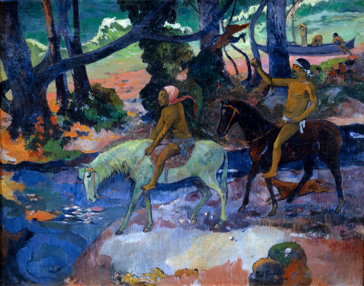 Ford The Flight, 1901. av Paul Gauguin