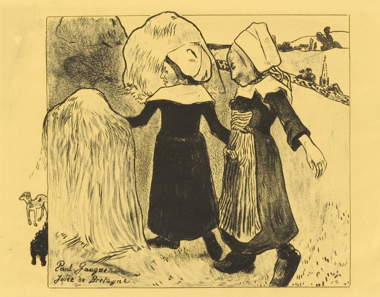 Bretagnes glädjeämnen av Paul Gauguin