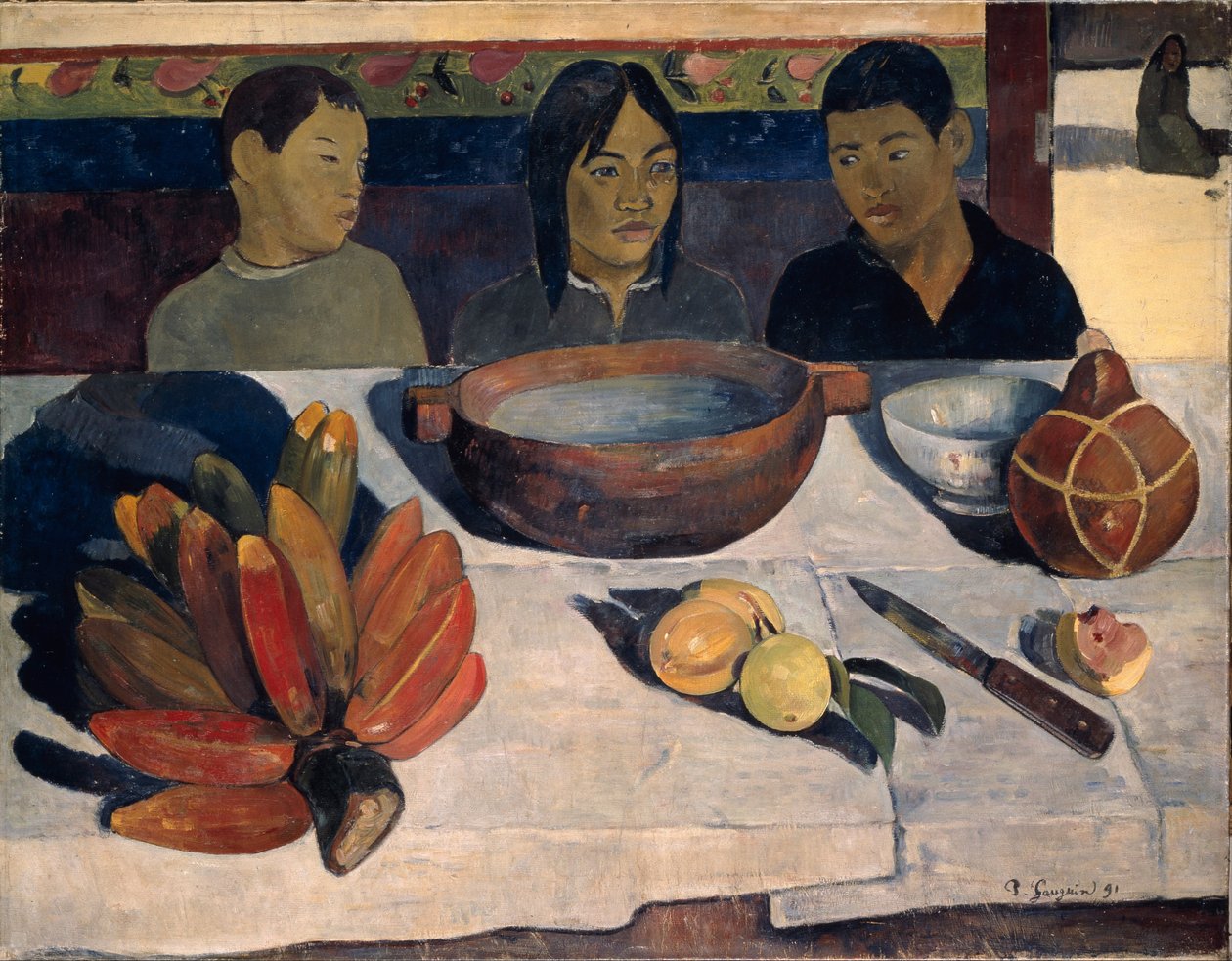 Måltidsbananerna, 1891 av Paul Gauguin