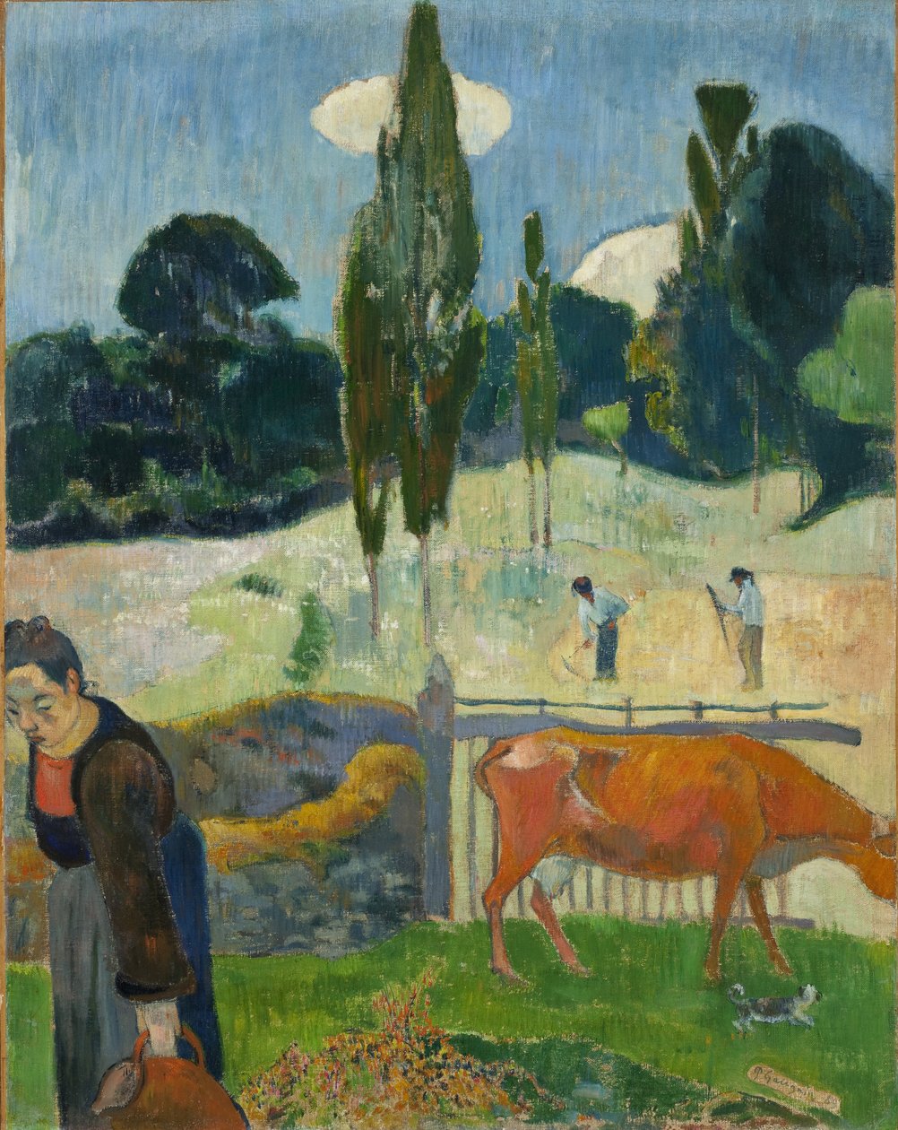Den röda kon av Paul Gauguin
