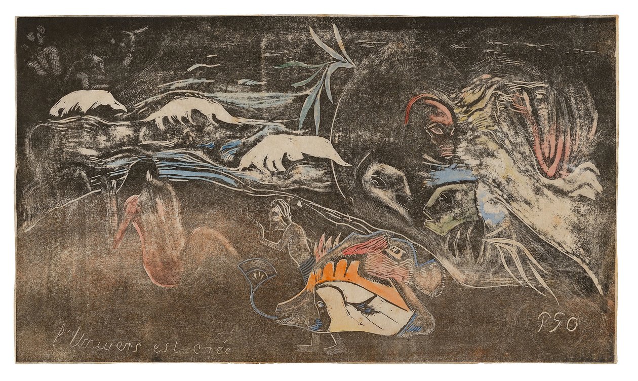 The Universe Is Being Created), från Noa Noa-sviten av Paul Gauguin