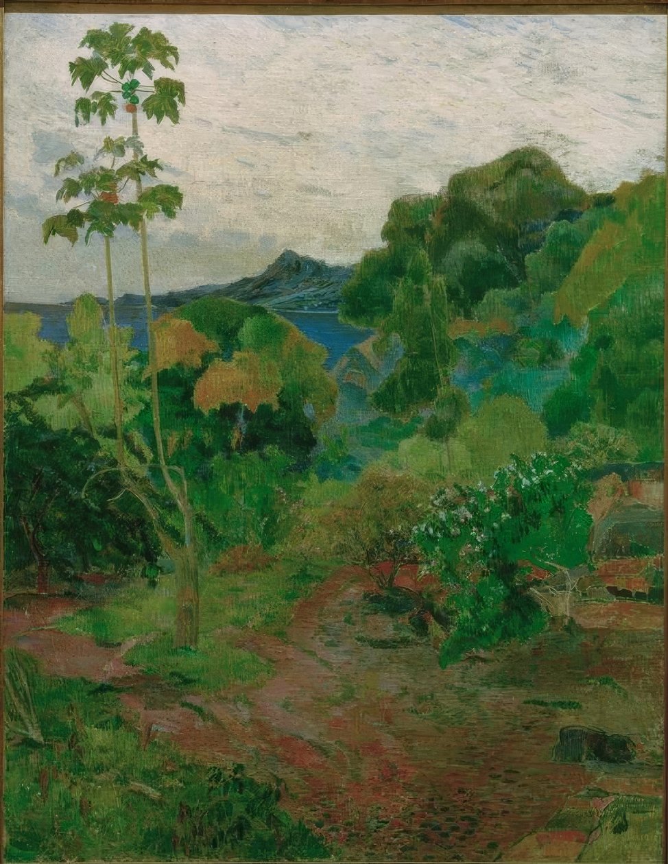 Tropiskt landskap av Paul Gauguin