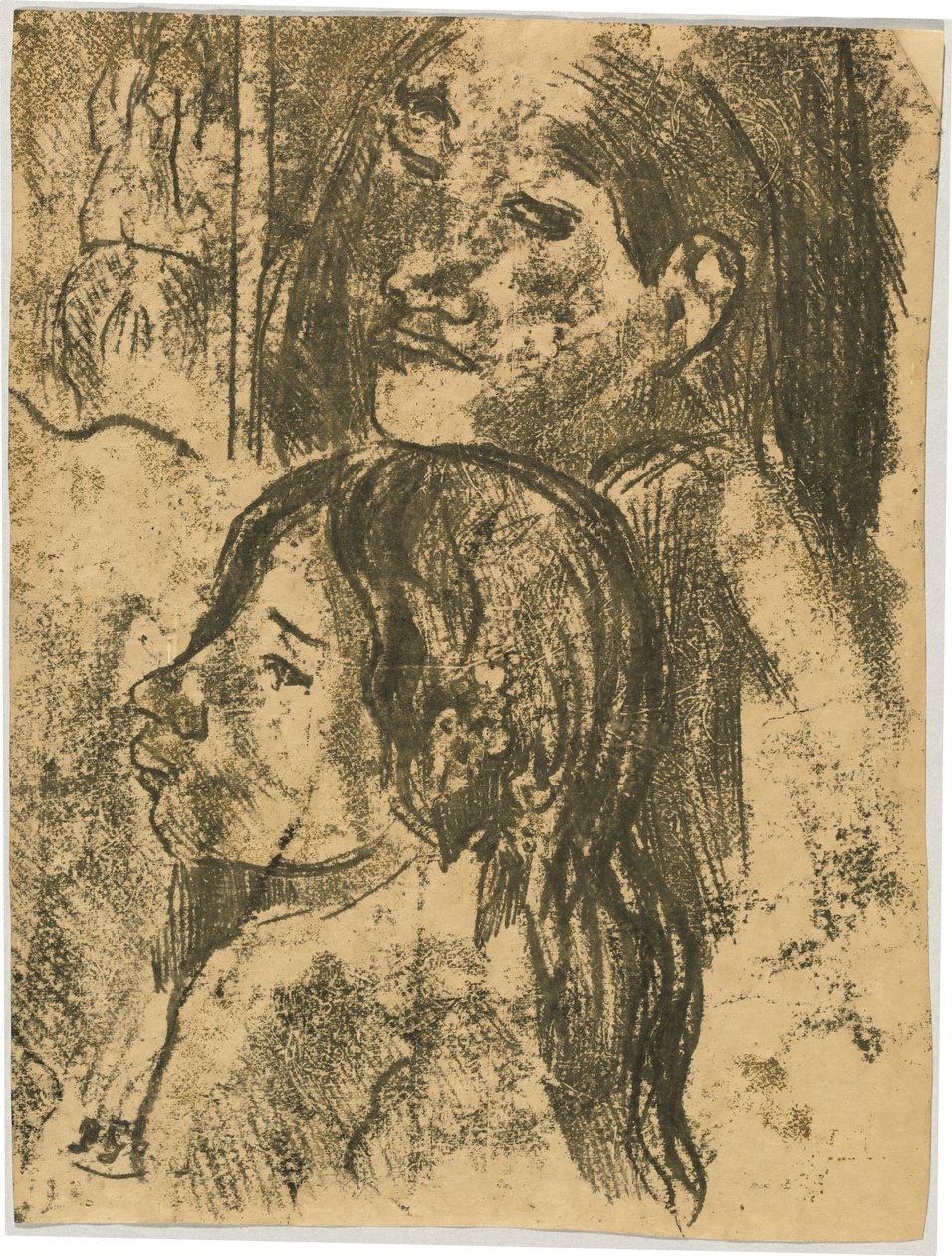 Två markiser [recto] av Paul Gauguin