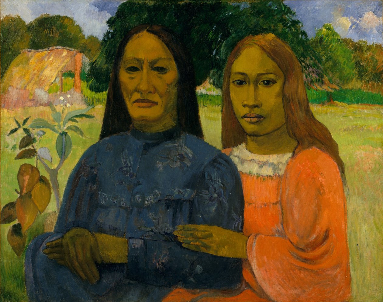 Två kvinnor, 1901 eller 1902. av Paul Gauguin