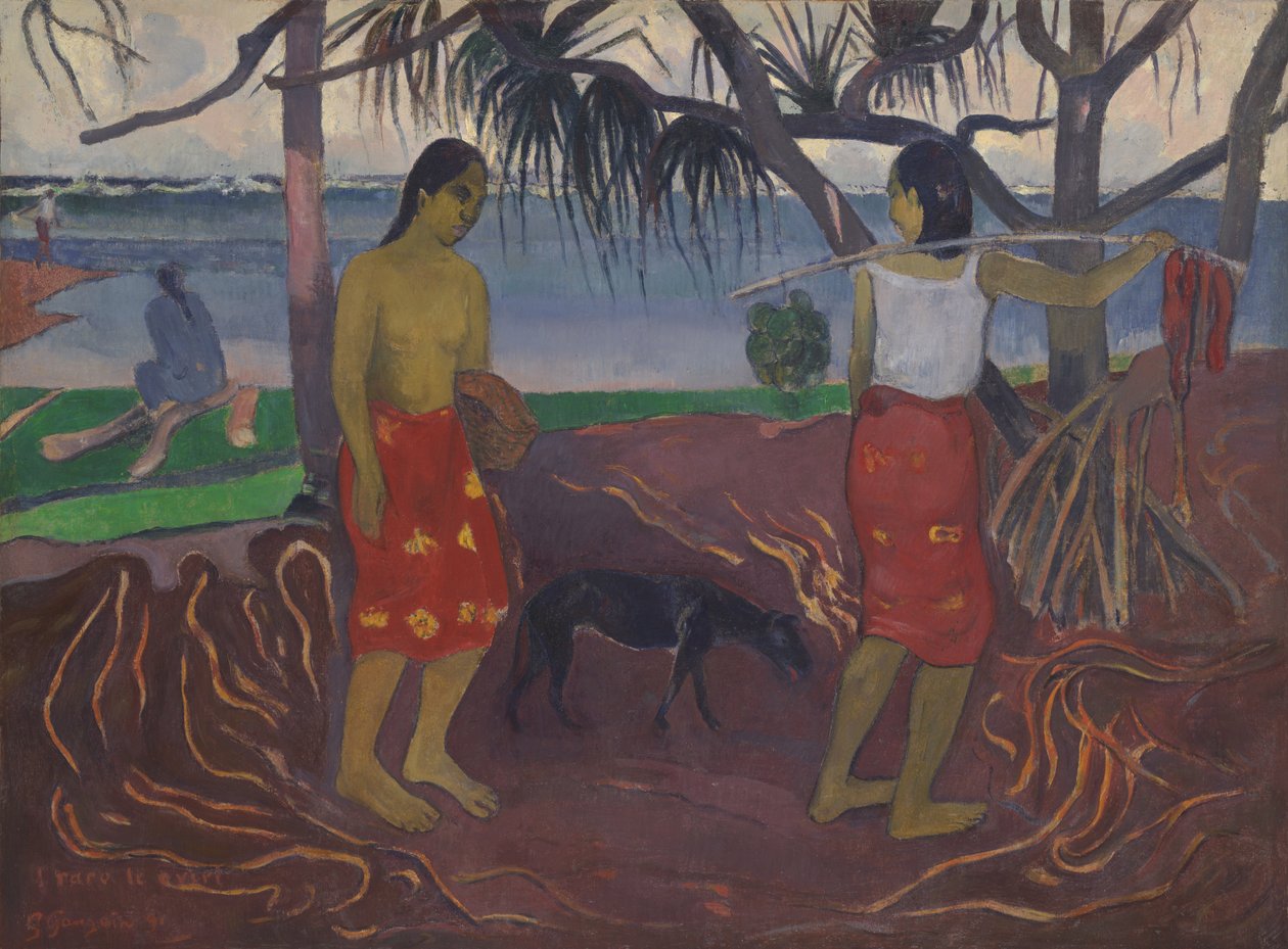 Under Pandanus av Paul Gauguin