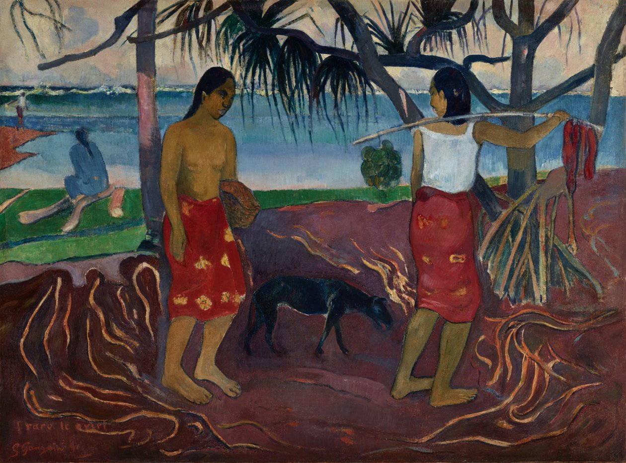 Under Pandanus av Paul Gauguin