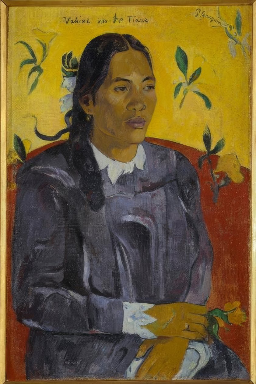 Blommans kvinna av Paul Gauguin