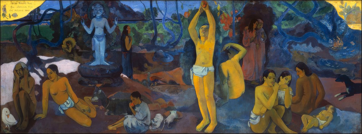 Var kommer vi ifrån? Vad är vi? Vart är vi på väg? av Paul Gauguin