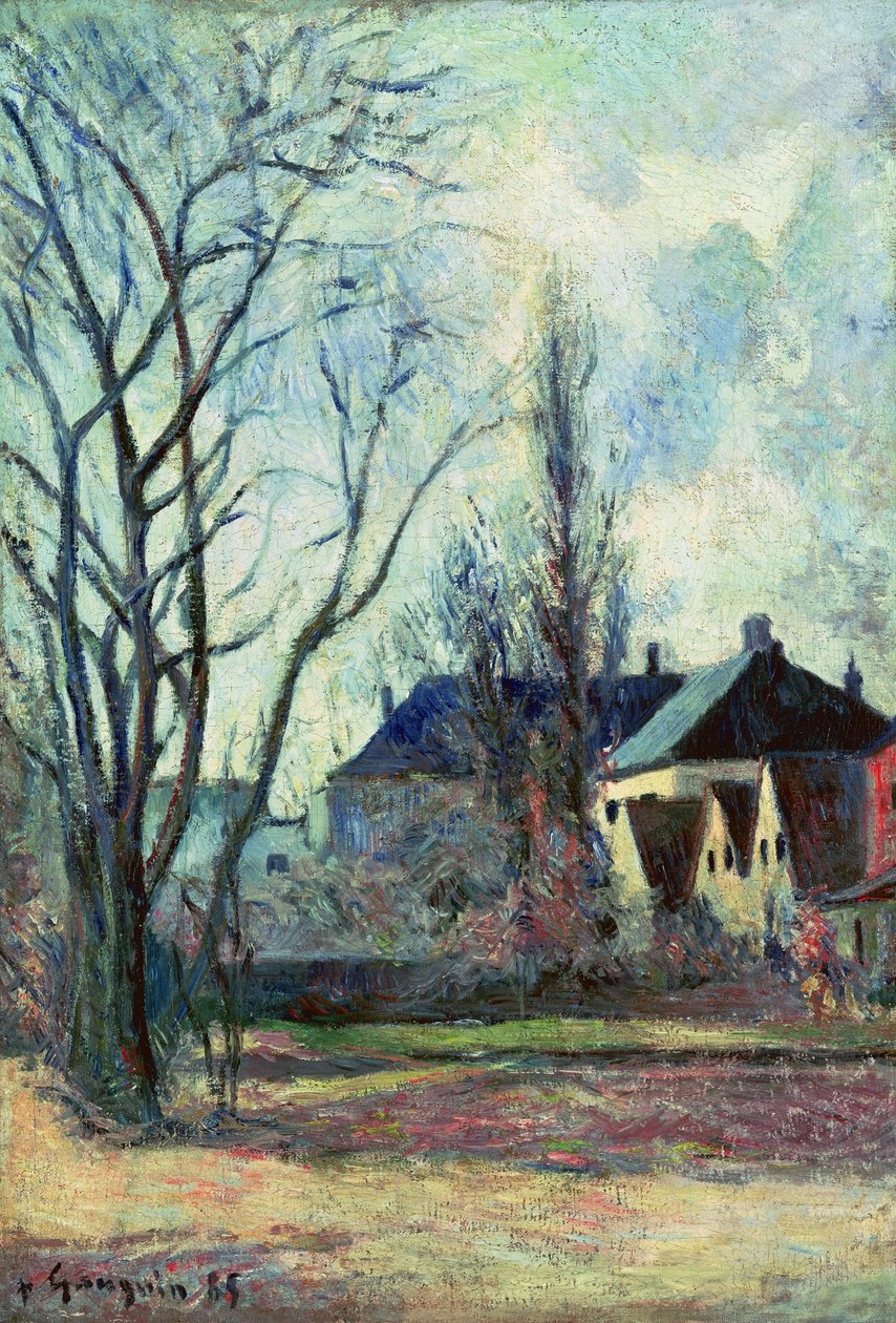 Vinterlandskap i Köpenhamn, 1885 av Paul Gauguin