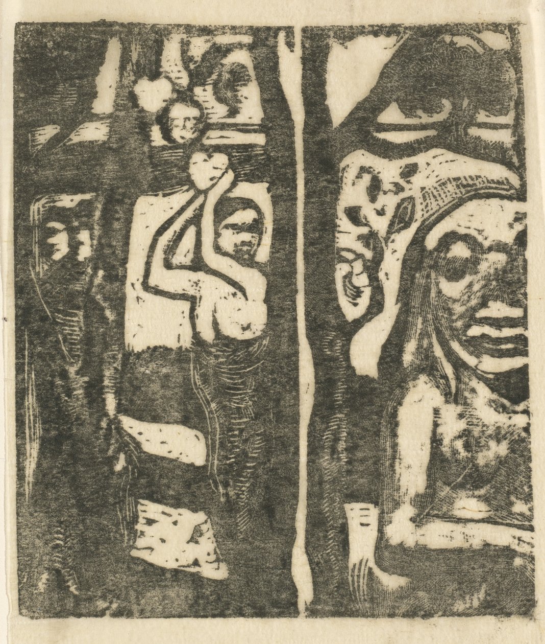 Kvinnan plockar frukt och vilden Kvinnan plockar frukt och oviri, 18941895. av Paul Gauguin