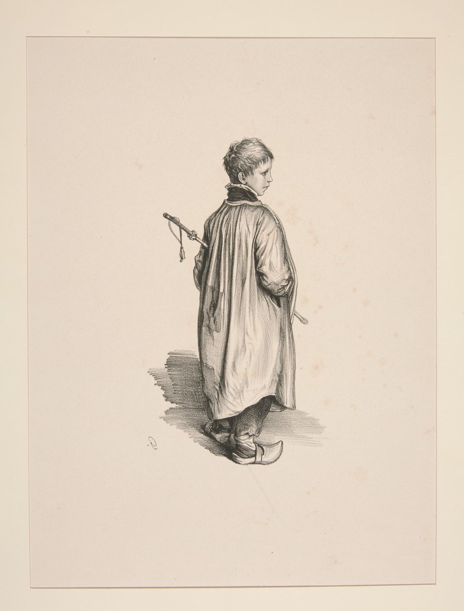 (BARNSTUDIE.) av Paul Gavarni