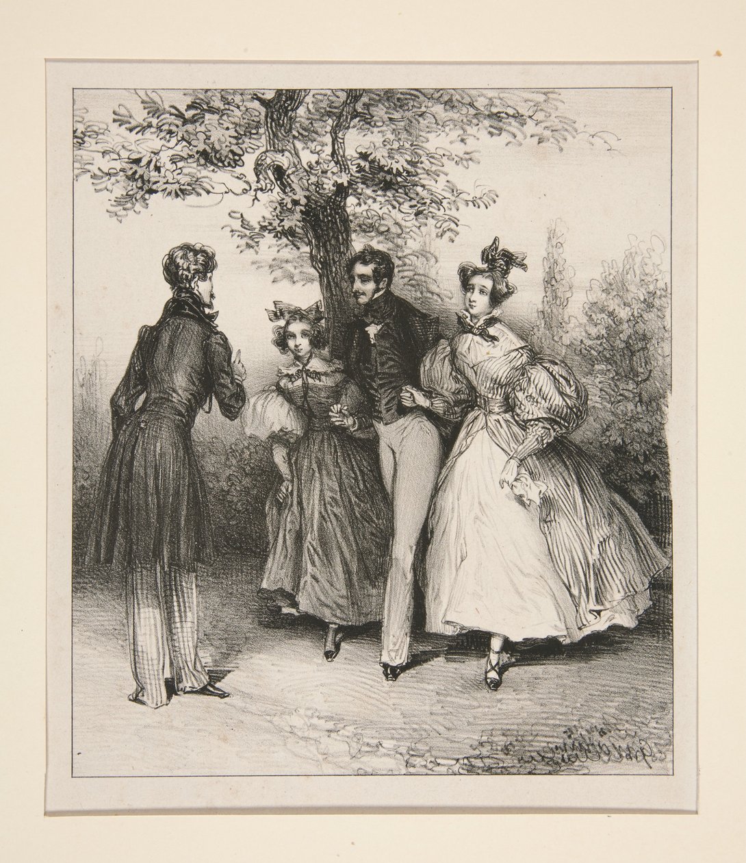 (LA PASTOURELLE.) av Paul Gavarni
