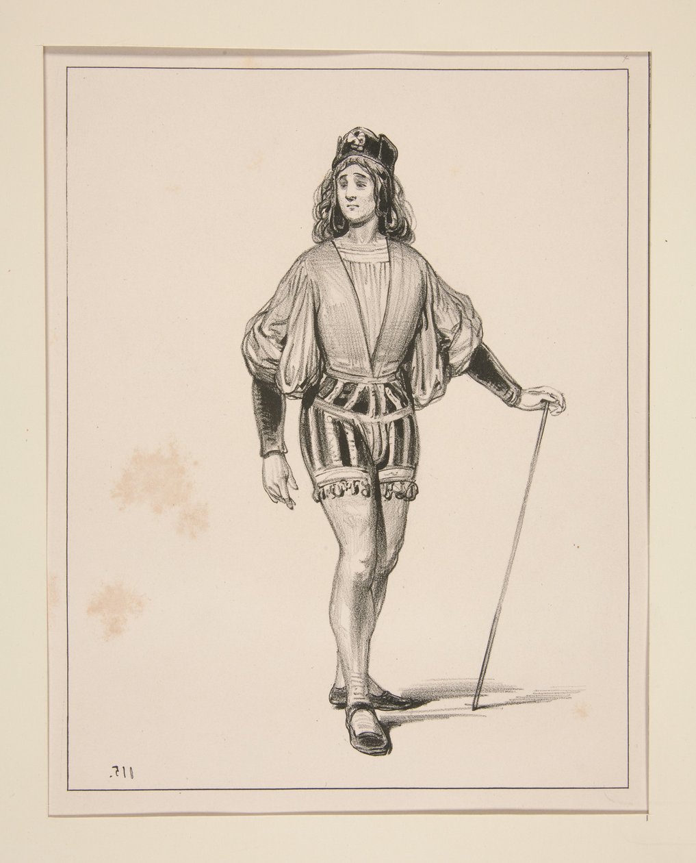 1400. SIDA. av Paul Gavarni