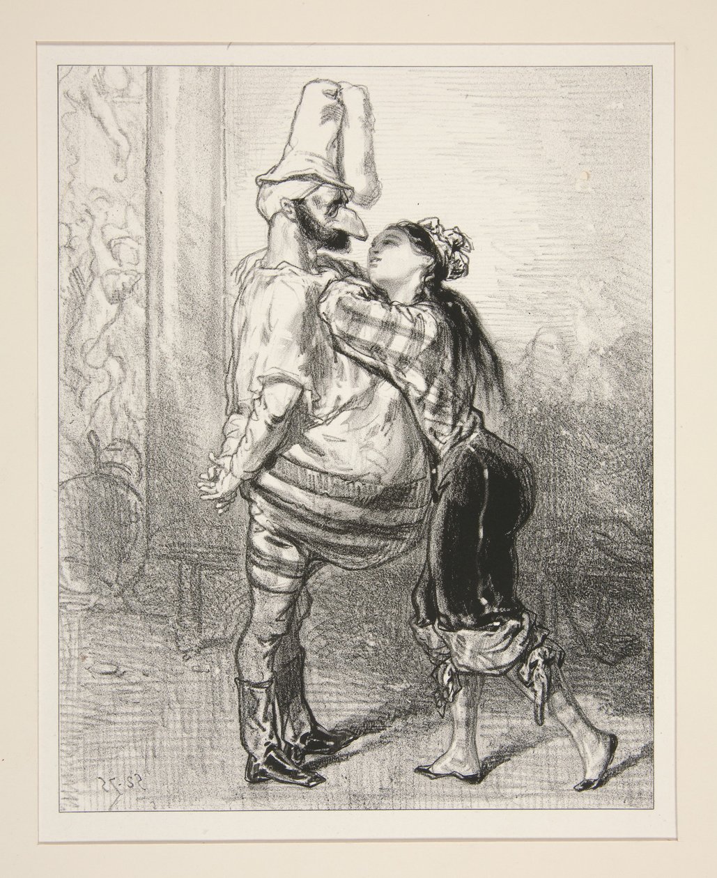 Har du ätit lunch, Pierrot av Paul Gavarni