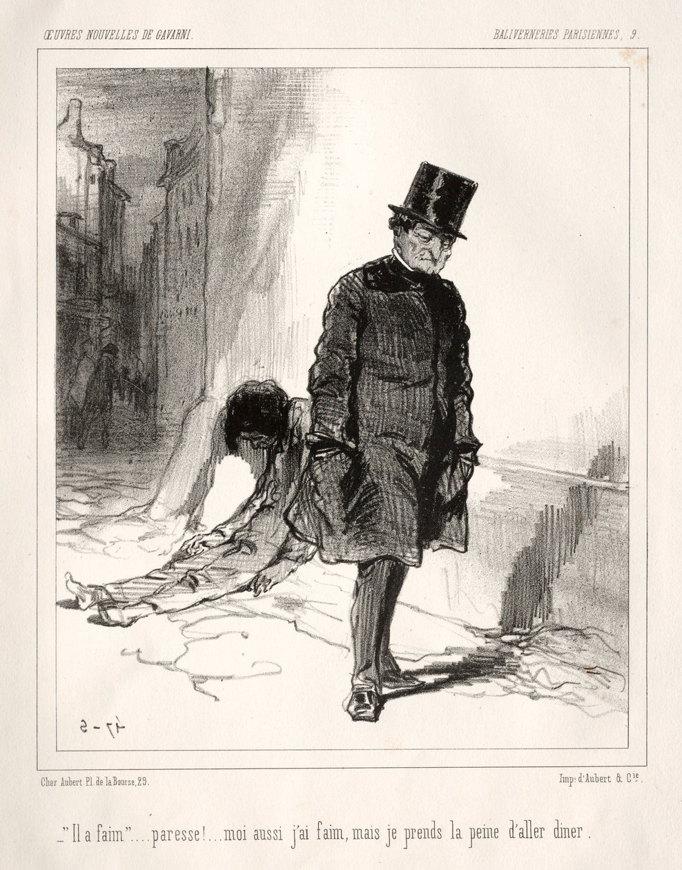 Parisiska nonsens. av Paul Gavarni