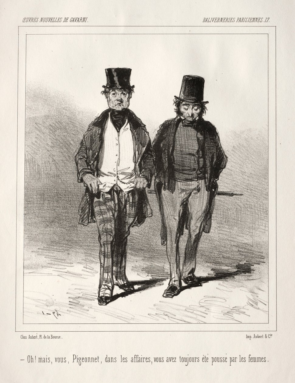 Parisiska nonsens. av Paul Gavarni
