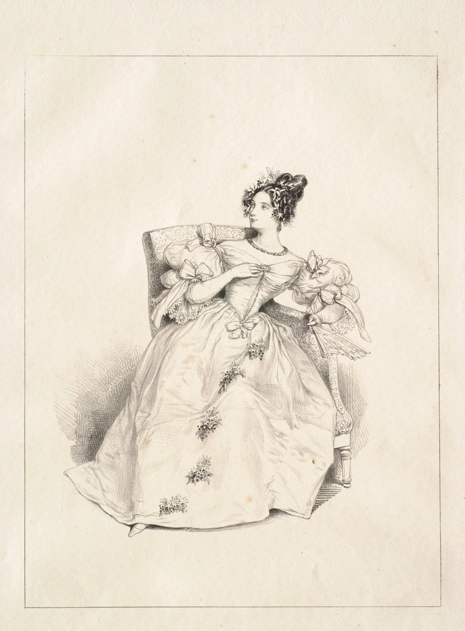 Balklänning (Robe de bal) av Paul Gavarni