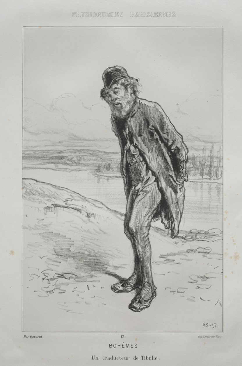 Bohemer av Paul Gavarni
