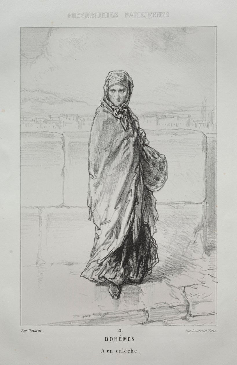 Bohemer. av Paul Gavarni